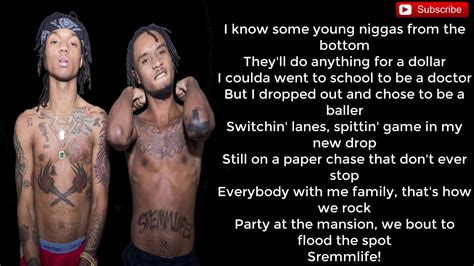 rae sremmurd swang lyrics|swang song lyrics.